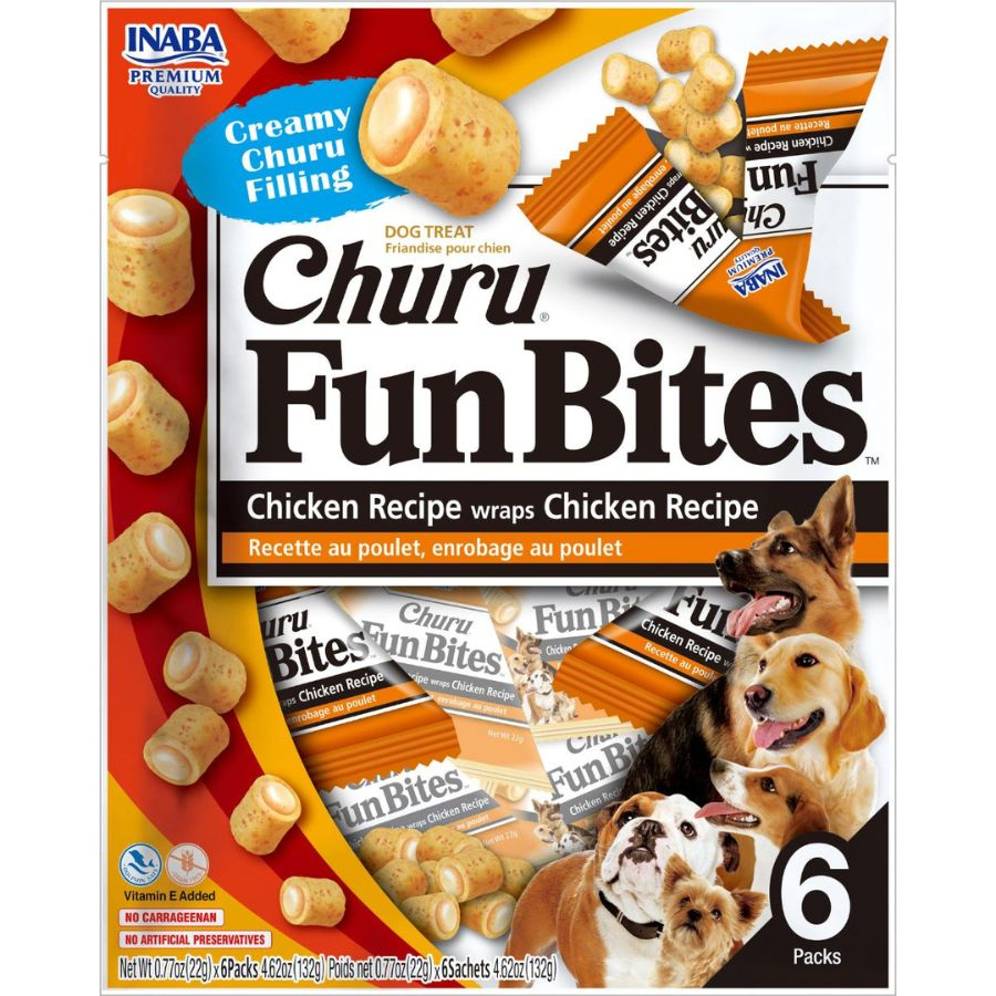 Churu fun bites pollo para perro, , large image number null